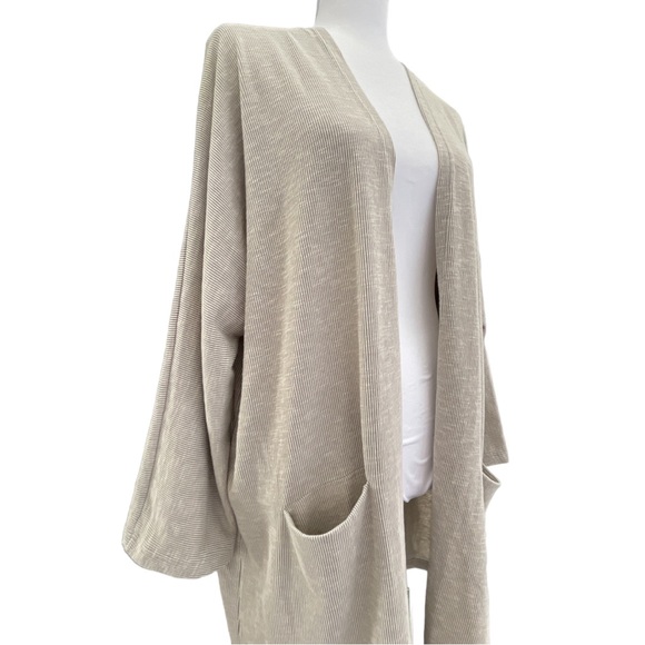 DONNI Ribbed Slouchy Relaxed Duster Open Cardigan - NWT - Picture 4 of 4